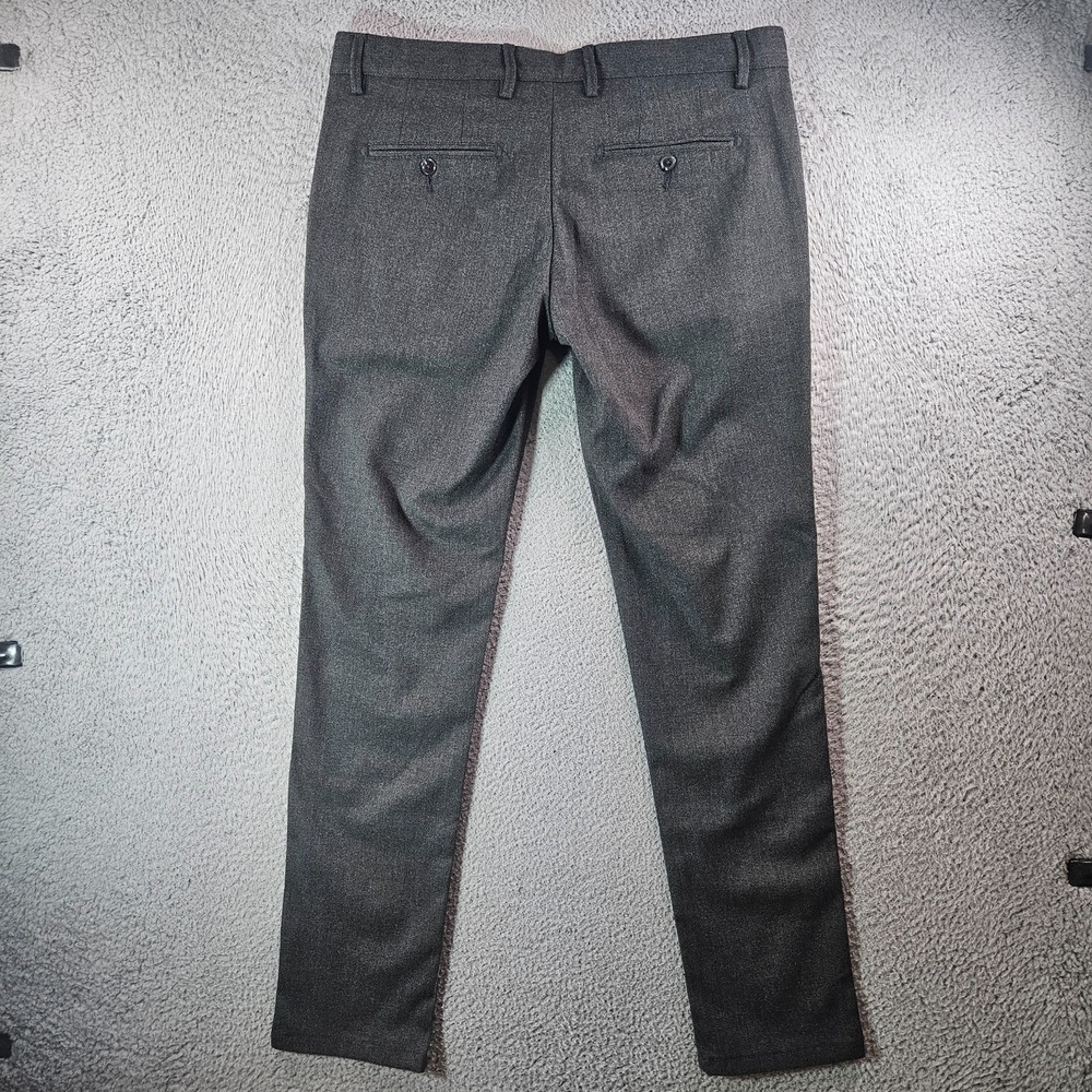 $140 NEW Haight & Ashbury Dress Pants Men 36‎ x 32 Flat Front Gray - Picture 7 of 11